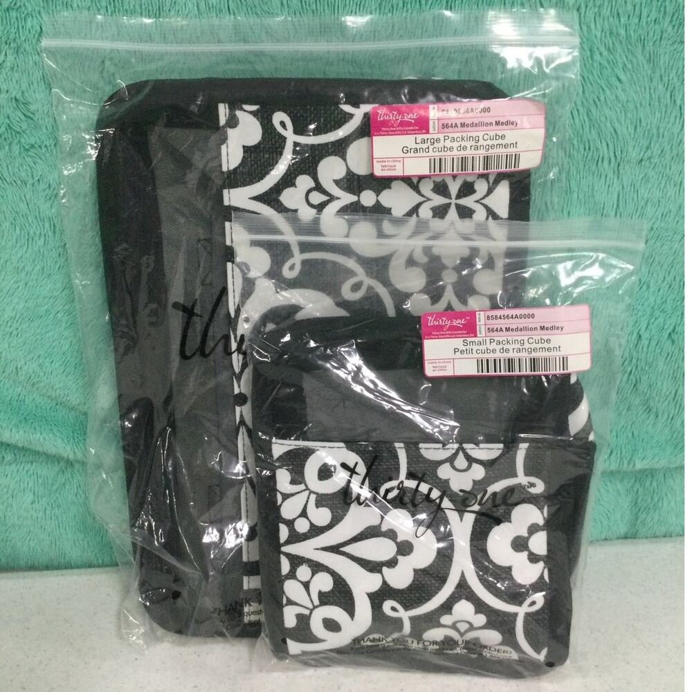 Thirty One Small and Large Packing Cube Travel Organization Bags NIP